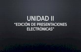 Edición de Presentaciones Electrónicas