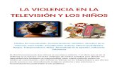 LA VIOLENCIA EN LA TELEVISIÓN Y LOS NIÑOS