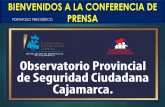 MPC  incidencias delictivas registradas en observatorio de seguridad ciudadana    cajamarca