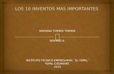 Los 10 inventos mas importantes (Mariana Torres-9a)