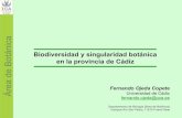 Singularidad Botánica en la provincia de Cádiz