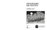 Programa de festes de Sant Sebastià 2017 Matadepera