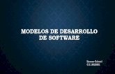 Modelos de Desarrollo de sotfware