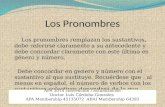 APA – 2014 CONVENCIÓN 122- ACTUALIZACIÓN, Pronombres