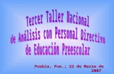 Plenaria Inicial Directivos Puebla[1]