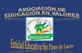 O.N.G DE PANAMÁ ASOCIACIÓN DE EDUCACIÓN EN VALORES