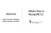 Webminar - Novedades de MongoDB 3.2
