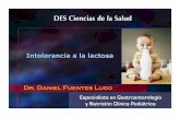 Intolerancia a la lactosa - Dr. Daniel Fuentes Lugo