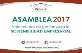 Presentación académica Asamblea ProSUR 2017