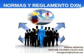 GANODERMA LUCIDUM-DXN COLOMBIA EQUIPO ALFA-Normas y reglamentos dxn