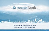 AccessBank Investor presentation 2014