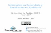 Informática en Secundaria y Bachillerato en Andalucía