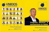 Programa electoral del partido Unidos por Gran Canaria al municipio de Gáldar