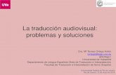Traducción audiovisual: problemas y soluciones