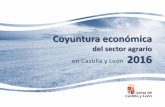 Coyuntura económica del sector agrario en Castilla y León 2016