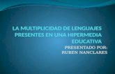 La multiplicidad de lenguajes presentes en una hipermedia 2