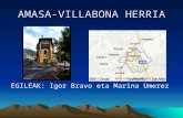 Amasa-Villabona herriaren deskripzioa. Marina-Igor
