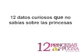12 datos curiosos que no sabías sobre las Princesas