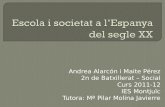 Escola i Societat a l'Espanya del segle XX