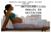 Antidiabeticos orales en la gestacion