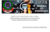 INSTITUTO GEOFISICO DEL PERU, OBSERVATORIO MAGNETICO DE HUANCAYO
