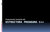 Estructura programa c++