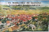 El bombardeo de gernika: planos e infografias por Julen Munitis