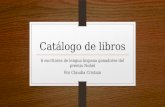 Catalogo libros claudia_cristain