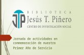 Primer Aniversario de la Biblioteca Piñero