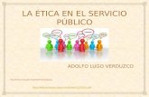La ética en el servicio público