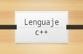 Lenguaje c++