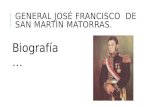 General josé francisco  de san Martín matorras