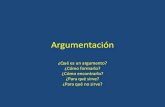 Argumentación i Curso de Argumentación