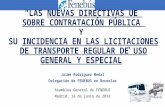 Las nuevas Directivas UE sobre contratación pública y su incidencia en licitaciones de transporte regular general y especial