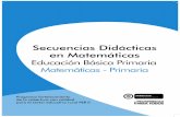 Secuencias didacticas matemáticas educación básica primaria