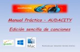 Manual práctico -  AUDACITY