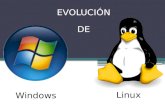 Evolución de los sistemas operativos Windows y Linux.