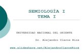 Semiología Tema 1