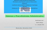Sistema y  procedimiento administrativos