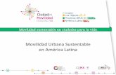 Movilidad Urbana Sustentable - Victor Pliego - Dina