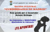 Salida Cultural "CURIOSIDADES DE MADRID"organiza Ayuntamiento de Pedreuela 2012