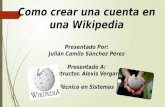 Como crear una cuenta en wikipedia