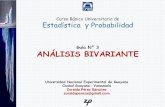 Análisis Bivariante- Guía de estudio