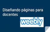 Weebly: cómo armar una página profesional para docentes
