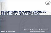 Desempeño Macroeconómico Reciente y Perspectivas