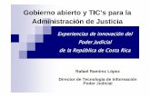 Gobierno Abierto y TICs para la Administración de la Justicia