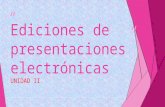 Ediciones de-presentaciones-electrónicas