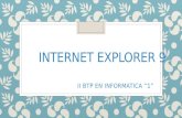 Presentacion internet explorer 9