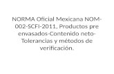 Norma oficial-mexicana-nom-002-scfi-2011-productos-pre-envasados-contenido