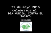 Acto día mundial sin tabaco 2016
